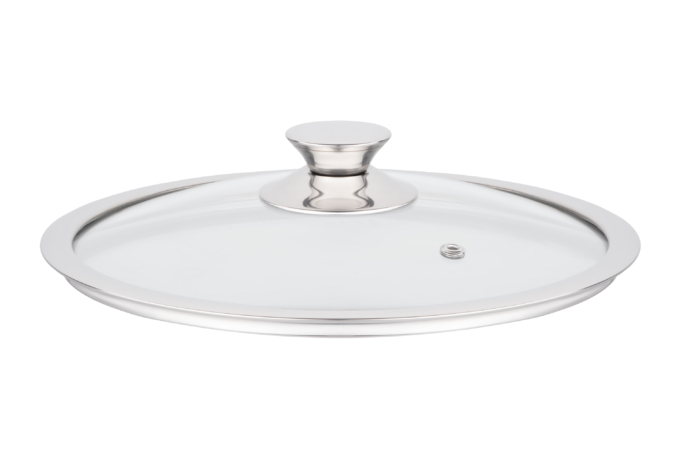 ARDESTO Lid Gemini 24 cm, glass, stainless steel