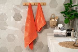 ARDESTO Terry towel Benefit, 70х140cm, 100% cotton, coral