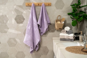 ARDESTO Terry towel Benefit, 70х140cm, 100% cotton, lilac