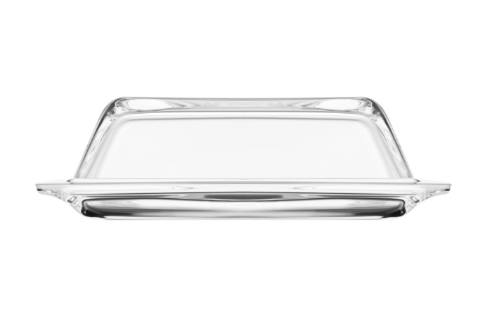 ARDESTO butter dish, 18,7 х 7,8 cm, glass