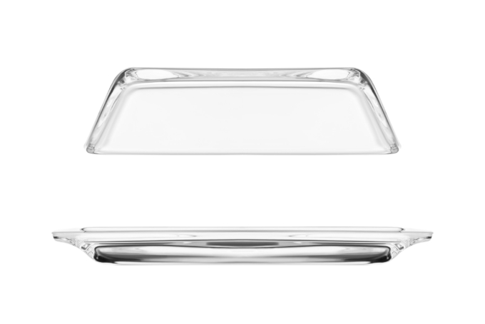 ARDESTO butter dish, 18,7 х 7,8 cm, glass