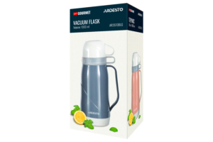 ARDESTO Vacuum flask Gemini Gourmet 1000 ml, plastic, glass flask, powder colour