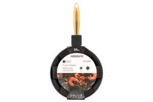 ARDESTO Fry pan Black Mars Sparkle, 24cm, aluminium, black