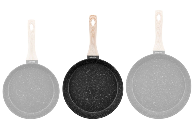 ARDESTO Deep Fry pan Midori 26cm, aluminium, black