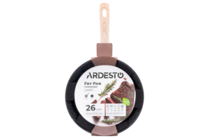 ARDESTO Deep Fry pan Midori 26cm, aluminium, black