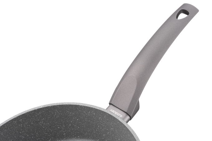 ARDESTO Deep Fry pan with lid Gemini Gourmet Apulia, 28cm, aluminium, gray