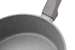 ARDESTO Deep Fry pan with lid Gemini Gourmet Apulia, 28cm, aluminium, gray