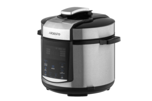 ARDESTO multicooker-pressure cooker MPC-P225, 900W, bowl-5L, electronic control, recipes book, inox+plastic, silver