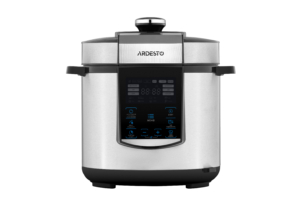 ARDESTO Multicooker-pressure cooker MPC-P226, 900W, bowl-6L, electronic control, recipes book, inox+plastic, silver