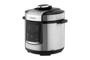 ARDESTO Multicooker-pressure cooker MPC-P226, 900W, bowl-6L, electronic control, recipes book, inox+plastic, silver