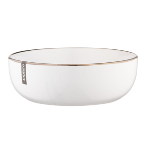 ARDESTO Soup plate Marmo, 19 cm, white, ceramics