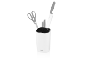 ARDESTO Knife Block Gemini, 23 cm, white, plastic