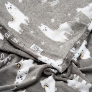 ARDESTO Flannel blanket, 160×200 cm, llama, 100% polyester