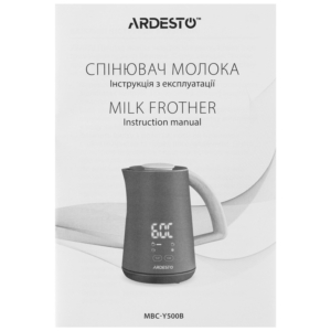 ARDESTO frother and heaterMBC-Y500B, 500ml, 500W, black