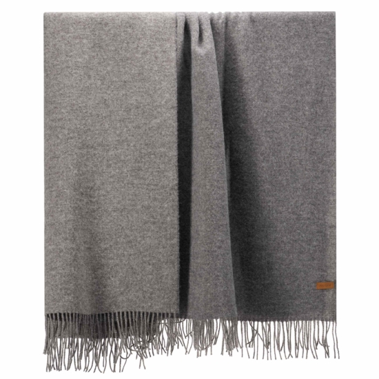 ARDESTO Blanket Leonardo Doubleface, 140x200cm, 100% wool, taupe-grey