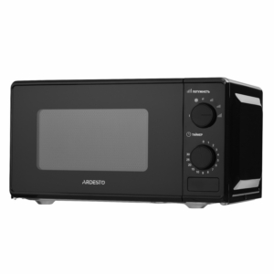 ARDESTO Microwave oven, 20L, mechanical control, 700W, button opening, black