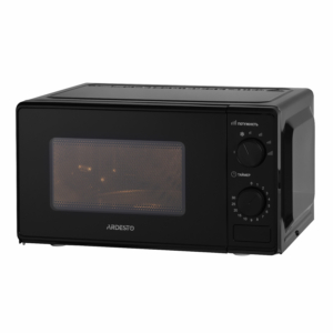 ARDESTO Microwave oven, 20L, mechanical control, 700W, button opening, black