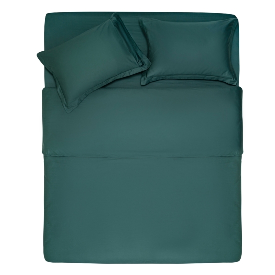 ARDESTO Duvet Cover Mix&Match Premium, sateen, green, 160x220cm, 100% cotton