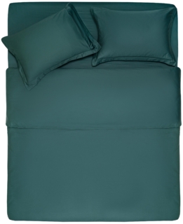 ARDESTO Fitted Sheet Mix&Match Premium, sateen, green, 180×200+30cm, 100% cotton