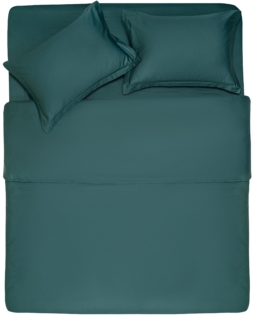 ARDESTO Flat bed sheet Mix&Match Premium, sateen, green, 240x260cm, 100% cotton