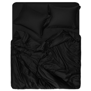 ARDESTO Duvet Cover Mix&Match Premium, sateen, black, 160x220cm, 100% cotton