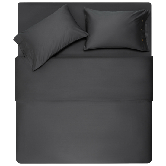 ARDESTO Duvet Cover Mix&Match Premium, sateen, grey, 200x220cm, 100% cotton