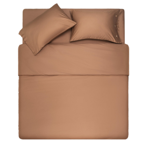 ARDESTO Duvet Cover Mix&Match, sateen, choco, 160x220cm, 100% cotton