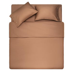 ARDESTO Pillowcase Mix&Match, sateen, choco, 50x70cm, 100% cotton