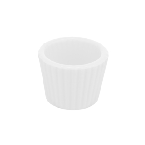 ARDESTO Bowl, 40ml, porcelain, white