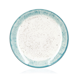 ARDESTO Dessert plate Siena, 19cm, porcelain, white-blue