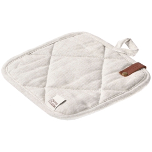 ARDESTO Potholder Oliver, 20x20cm, 100% cotton, filling: batting, light grey