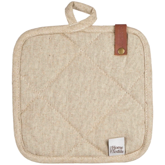 ARDESTO Potholder Oliver, 20x20cm, 100% cotton, filling: batting, chocolate