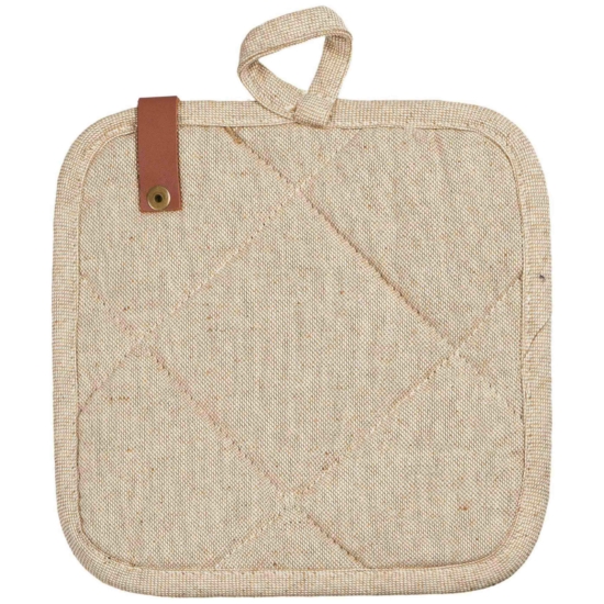 ARDESTO Potholder Oliver, 20x20cm, 100% cotton, filling: batting, chocolate