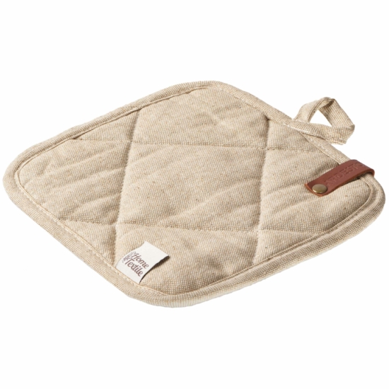 ARDESTO Potholder Oliver, 20x20cm, 100% cotton, filling: batting, chocolate