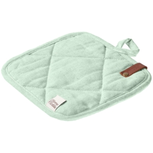 ARDESTO Potholder Oliver, 20x20cm, 100% cotton, filling: batting, aquamarine