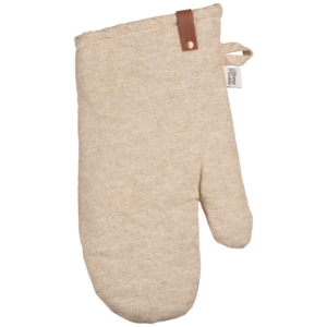 ARDESTO Oven mitten Oliver, 18х30cm, 100% cotton, filling: batting, chocolate