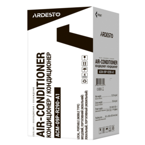 ARDESTO Кондиціонер мобільний ACM-09P-R290-A1, 25 м2, R290