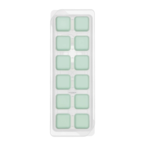 ARDESTO Ice tray with lid Fresh, 26х9.5х3.5cm, silicone, plastic, green