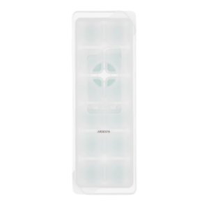 ARDESTO Ice tray with lid Fresh, 26х9.5х3.5cm, silicone, plastic, green