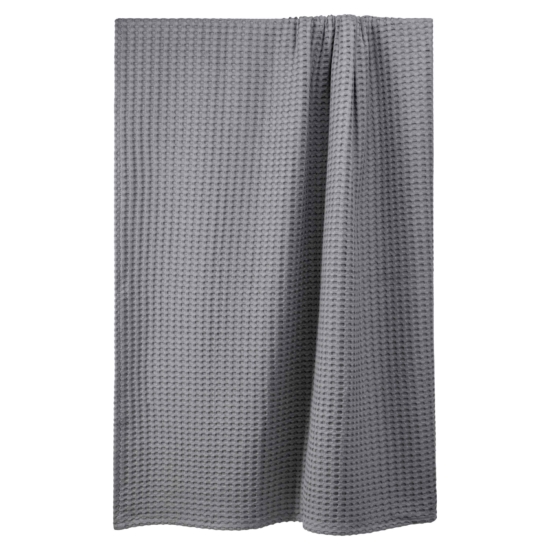 ARDESTO Pique blanket 160х230cm, 100% cotton, grey