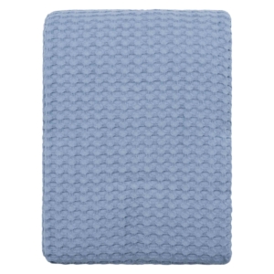 ARDESTO Pique blanket 160х230cm, 100% cotton, light blue