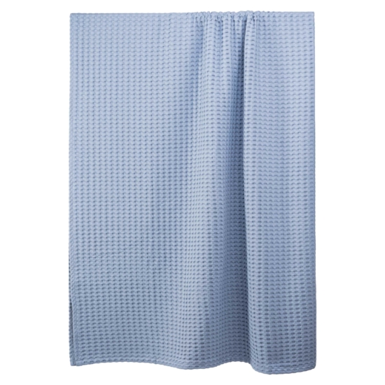 ARDESTO Pique blanket 160х230cm, 100% cotton, light blue