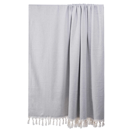 ARDESTO Summer blanket 190х220cm, 100% cotton, grey