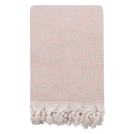 ARDESTO Summer blanket 190х220cm, 100% cotton, beige