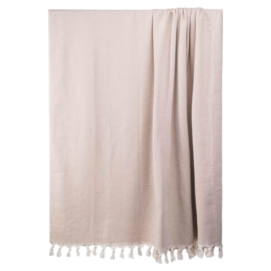 ARDESTO Summer blanket 190х220cm, 100% cotton, beige