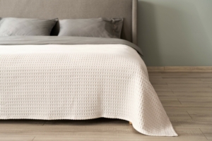 ARDESTO Pique blanket 160х230cm, 100% cotton, ivory