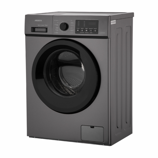 ARDESTO WM front load Black Mars, 7kg, 1400, A+++, 48cm, display, steam, inverter, drum lighting, grey