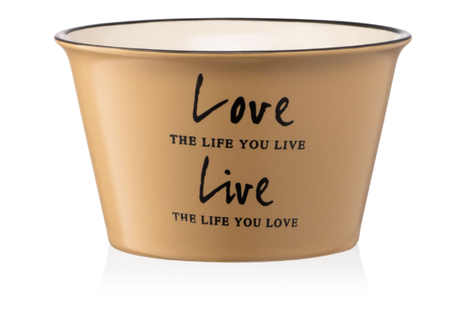 ARDESTO Bowl Way of life, 550ml, ceramics, light brown