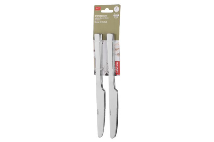 ARDESTO Table knives set Gemini Como, 6pcs, stainless steel