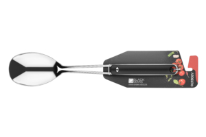 ARDESTO Spoon Black Mars, 38cm, stainless steel, plastic, black